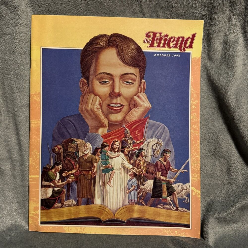 Vintage Children's Magazine "The Friend" October 1996 LDS Mormon Pioneers